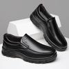 Повседневные черные кожаные лоферы для мужчин большого размера весна-осень новая дизайнерская обувь мужская обувь на мягкой подошве мужская модельная обувь