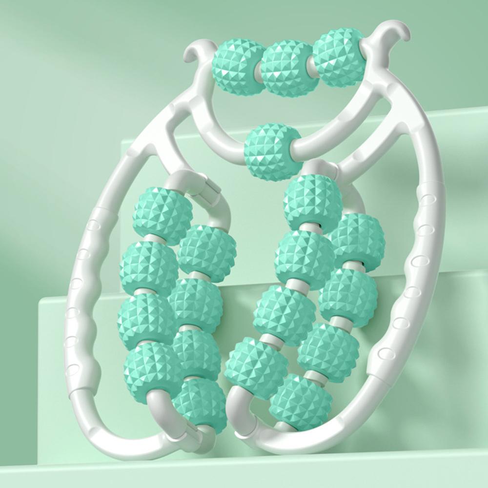 20-роликовый массажер для ног для похудения и расслабления, массажер для бедер и икр с воздушной компрессией и разминанием для облегчения мышечной боли, для домашнего использования