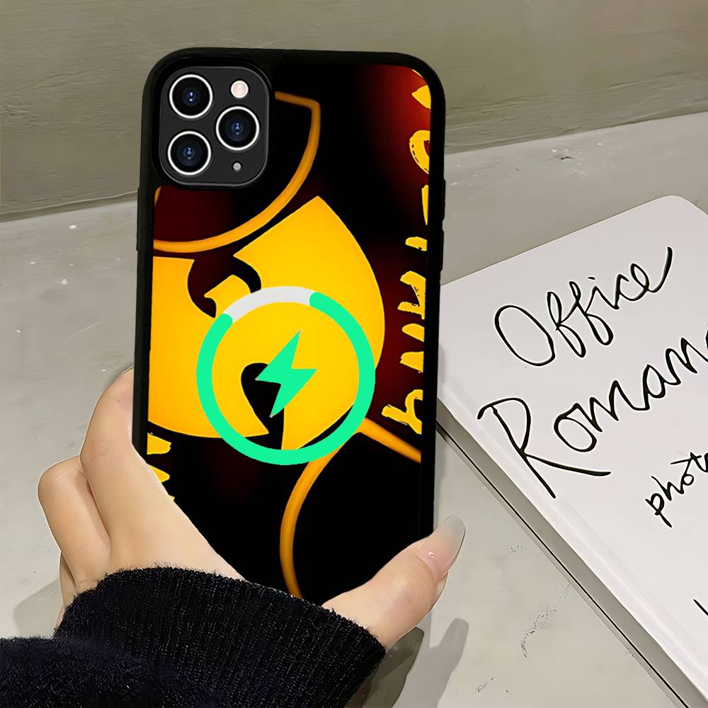 Модные Тренды WU-T-TANG CLANs Магнитный Матовый Чехол Для Телефона Для IPhone 16 17 15 14 13 12 11 Для Magsafe Беспроводной Зарядки Обложка