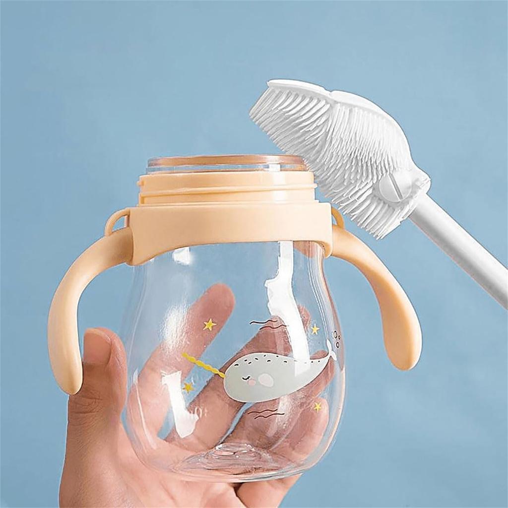 Щетка для чашки с длинной ручкой Силиконовая щетка для чистки бутылок Чашка с водой Очиститель бутылок с водой Щетка для бутылок с водой Щетки для чистки Щетки для чистки