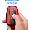 Autophone for Toyota Rav4 Key Fob Cover with Keychain Soft TPU Key Shell Case,Compatible With -2025 Rav4 Smart Key-Red