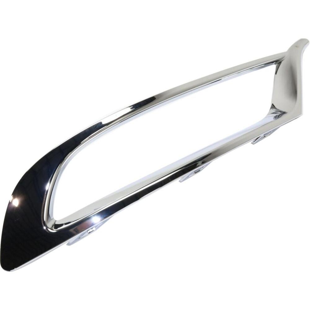 Bumper Trim Set For 2015-2022 Chrysler 300 Front Outer Center Applique Chrome