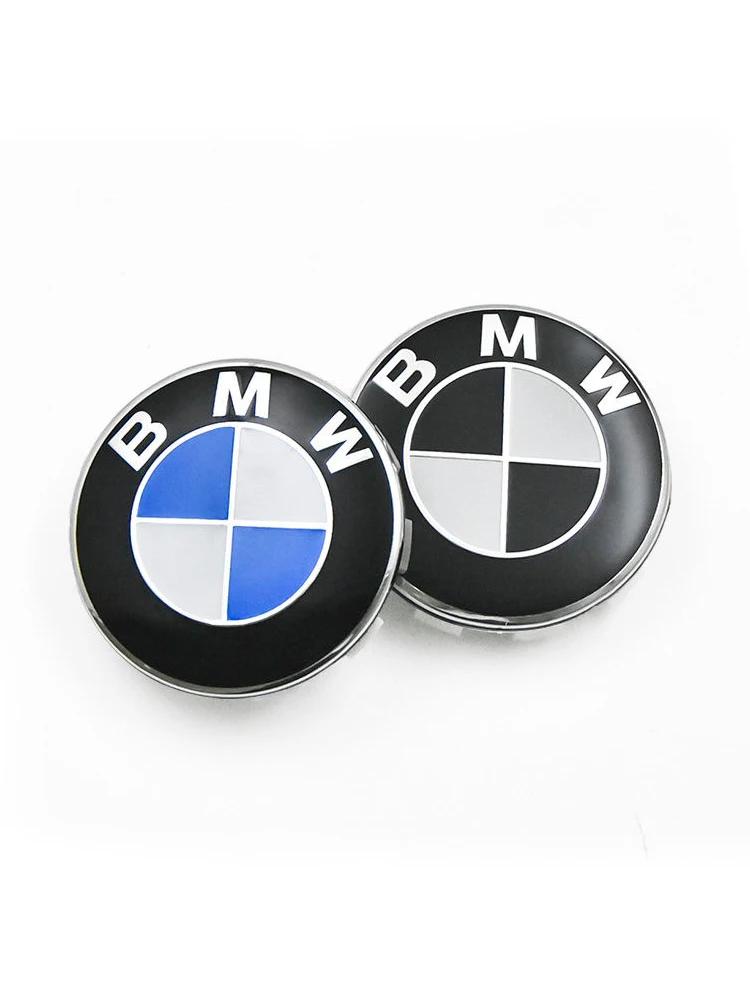 4pcs 68MM Blue White 56MM Car Wheel Center Hup Caps Wheel Cover For BMW E36 E39 E46 E60 E90 E90 F10 F30 G20 G21 G30 G11 F15 X5 1 GU1