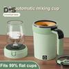 Автоматическая чашка для помешивания 380 мл, электрический магнитный миксер, нержавеющая сталь, кружка для кофе, светодиодный дисплей, изолированная дорожная кружка, устройство для приготовления молочных коктейлей
