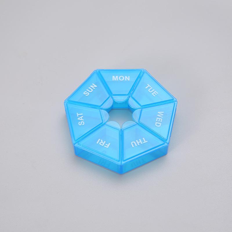 7 сеток, портативный еженедельный чехол для таблеток, коробка для хранения, контейнер, мини-органайзер для лекарств, дозатор для планшетов, разветвители, предотвращают забывание