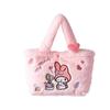 Kawaii Sanrio Bag Stuffed Cinnamoroll Plush Kuromi My Melody Plushie Anime Pochacco Soft Portable Travel Bag Girls Children Gift