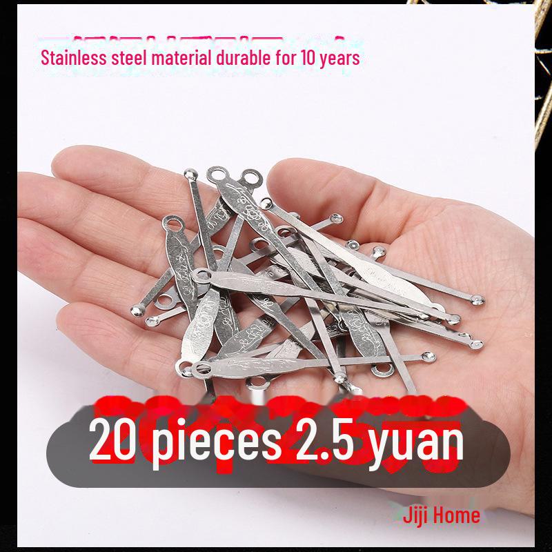 Ушные палочки для взрослых из нержавеющей стали - одинарная упаковка для чистки ушной серы