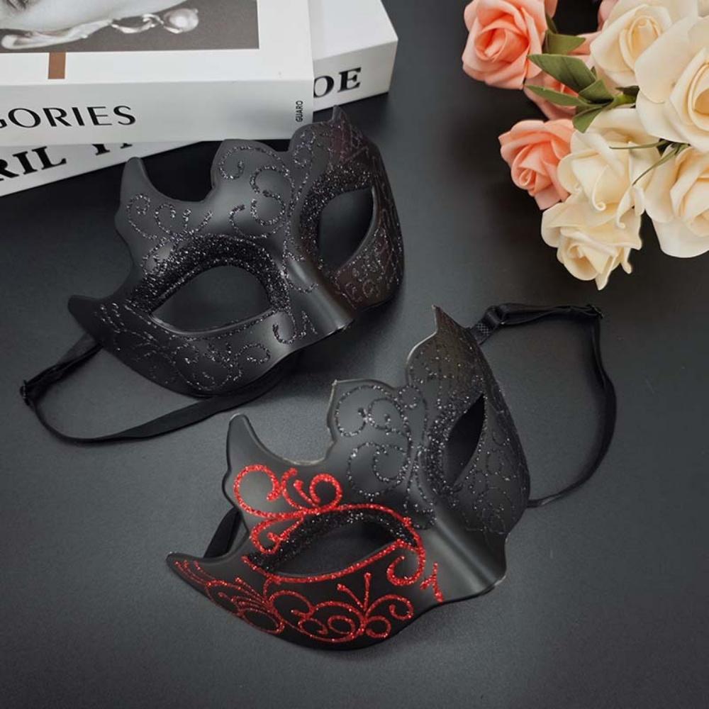 2PCS/set Couple Masks Venetian Masquerade Party Painted Mask Eye Mask Performance Dance Carnival Party Costume Cosplay Props