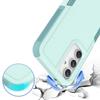 Armored case for Samsung Galaxy S23 FE, Dual Shockproof, green
