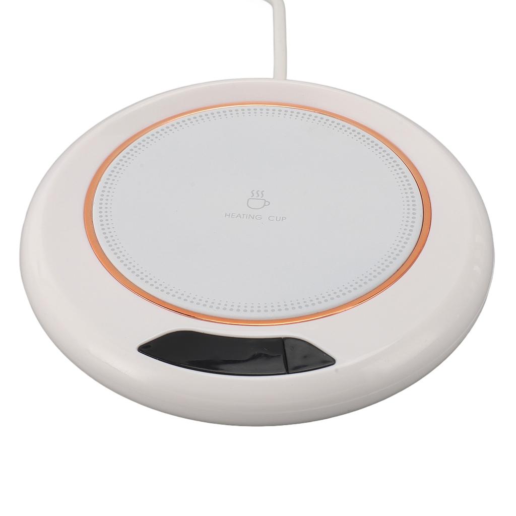 Electric Coffee Warmer 3 Temp Settings Timer USB Power Supply Automatic Coffee Heater for Home