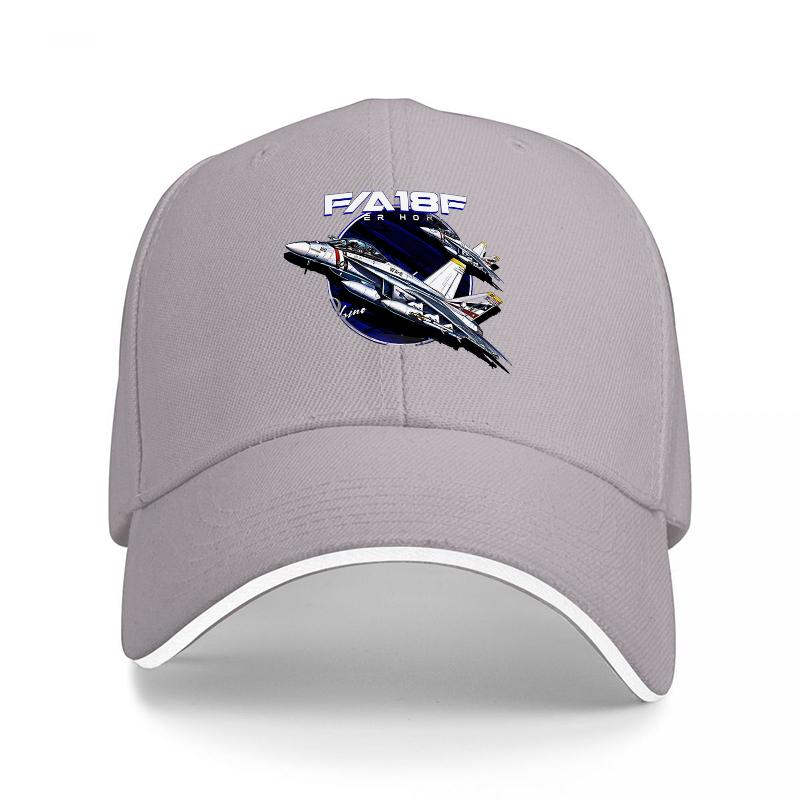 F A F Super Hornet Fighter Jet Military Aviation Baseball Cap Black Design with Aircraft Graphics for Aviation Enthusiasts