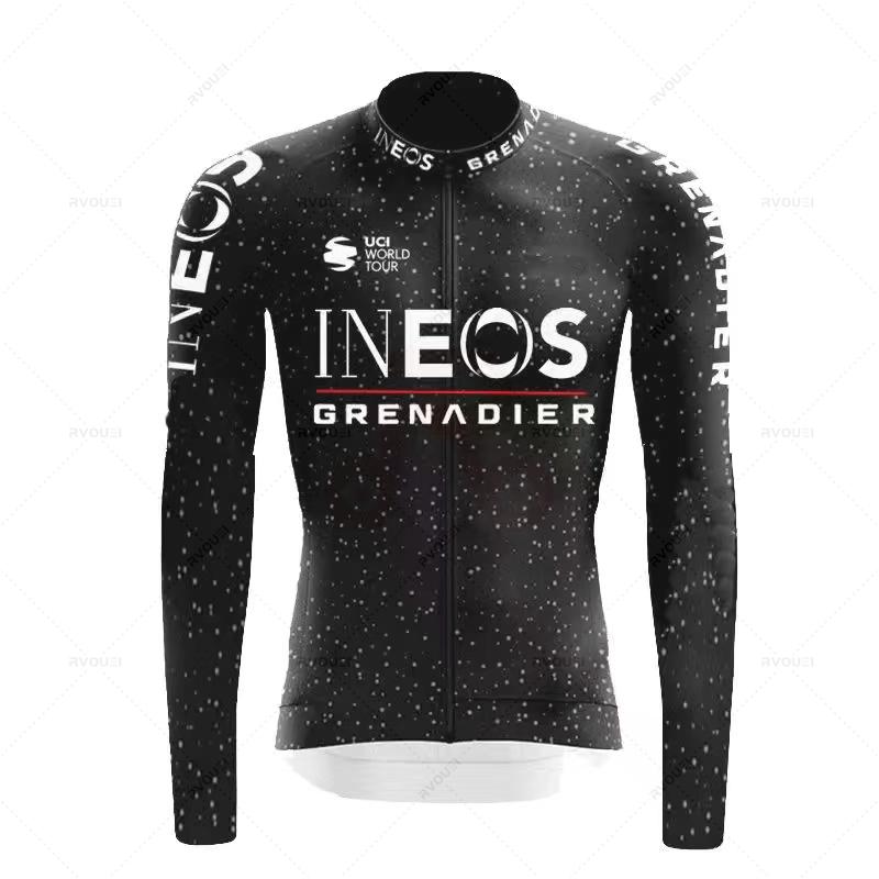 Комплект осенней велосипедной формы Ineos Grenadier Ropa Ciclismo Весенняя с длинным рукавом Велосипедная одежда MTB Велосипед Майка Велосипед Велосипедные шорты