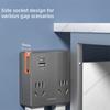 Компактная плоская сетевая розетка с USB-C портами, широкие розетки, удлинитель, экономия места, расширитель питания, зарядка нескольких устройств