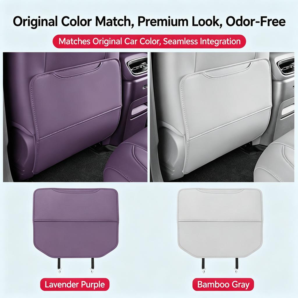 For Leapmotor B10 B01 Lafa5 B05 Car Seat Rear Anti-Kick Pad Seat Back Protection Board Cover Interior Decoration Accessory