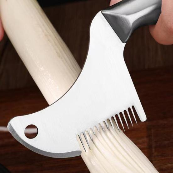 Нож для нарезки зеленого лука, ножи для шинковки, нержавеющая сталь, измельчитель лука, многофункциональная овощерезка, шинковка для нарезки чеснока, салата, пасты, морской капусты