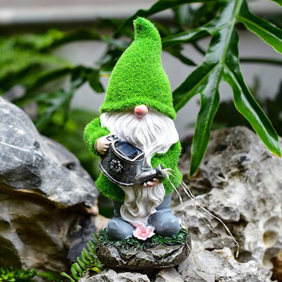 Солнечный светодиодный орнамент в виде гнома, безликий пожилой человек, автоматическое включение/выключение, водонепроницаемый сад, двор, волшебная тропа