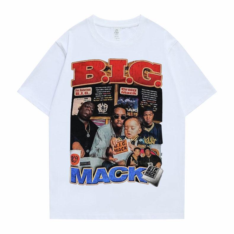 Футболка большого размера The Notorious Big Hip Hop, одежда Biggie Smalls, женская хипстерская брендовая футболка унисекс, модная футболка с круглым воротником, топы