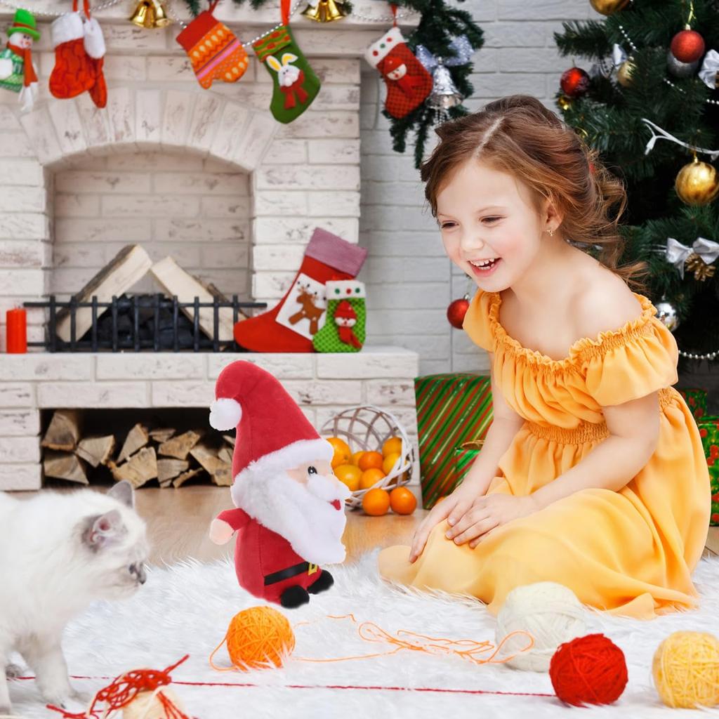 POPETPOP Christmas Santa Claus Shape, Creative, 22cm, Animal Shape, Cartoon, Pacify (Red)