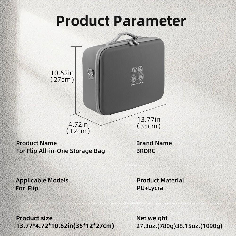 Ударопрочная сумка для хранения дрона EVA Чехол для переноски для аксессуаров дрона DJI Flip
