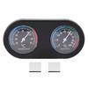 Mini Analog Temperature Humidity Meter Round Shape Thermometer Hygrometer for Reptile Tank