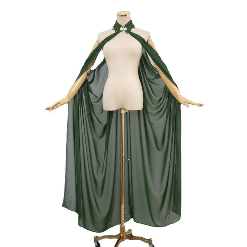 European & American Halloween Chiffon Halter Cape Women's Shawl Cloak Stage Costume