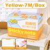New 7M Pull-out Sticky Notes Grid/Horizontal/Blank Full Adhesive Sticker Paper Free-cut Memo Pad School Office