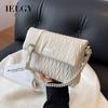 Women's Niche Design Pleated Bag, Fashionable Versatile Crossbody Shoulder Armpit Bag, Folding Ear Bag