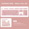 129Key General Pudding PBT Keycaps Two-color Injection OEM Translucent Keycap for 61/62/68/84/87/104/108/980k Mechanical Keyboar