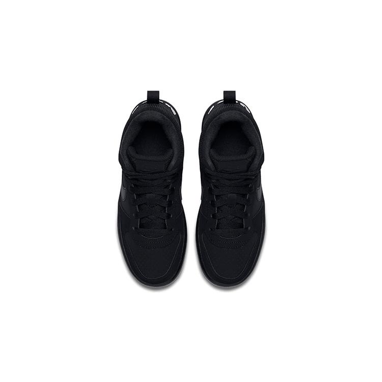 (GS) Nike Court Borough Mid 'Triple Black' Детские 839977-001