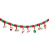 Creative 3 Meters Santa Claus Banner Cartoon Santa Claus Christmas Tree Garland Cute Happy New Year Christmas Decor