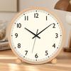 Часы в стиле Log Cream Гостиная Высококлассные Настольные часы Кабинет Настольные часы Размещение Простое Размещение Настольных часов