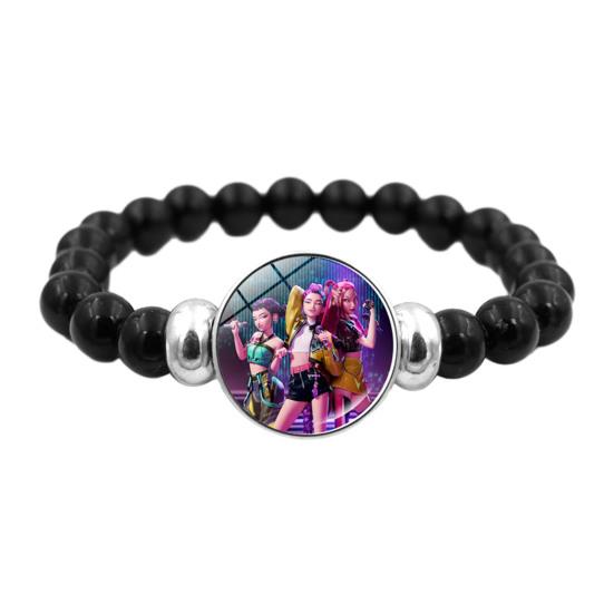 Yousheng Корейский Поп Браслет из Бусин Аниме Вдохновленный Модный Браслет Браслет из Разноцветных Бусин для Женщин Мужчин Девочек Мальчиков Поклонников