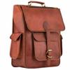 Leather Old Distressed Large Backpack Rucksack Laptop Collage Bag Women Bags