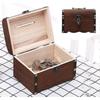 2026 Wooden Piggy Bank, Vintage Design, Safe Money Box for Kids & Adults