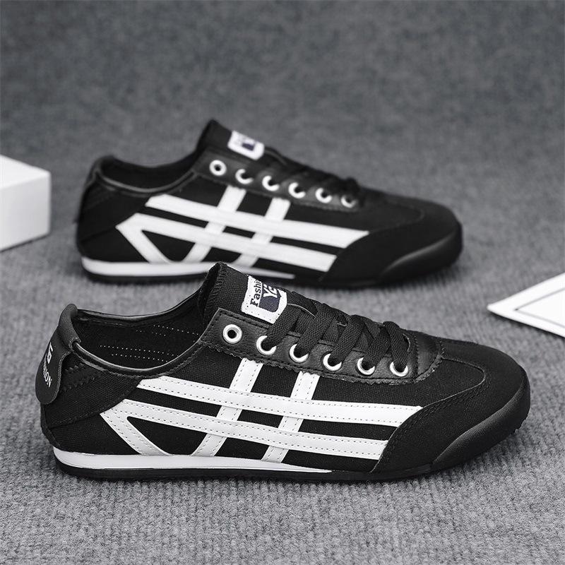 Форрест Гамп ветер 2025 лето новая легкая парусиновая мужская обувь мужская универсальная ленивая обувь пара низкие кеды повседневная обувь для скейтборда