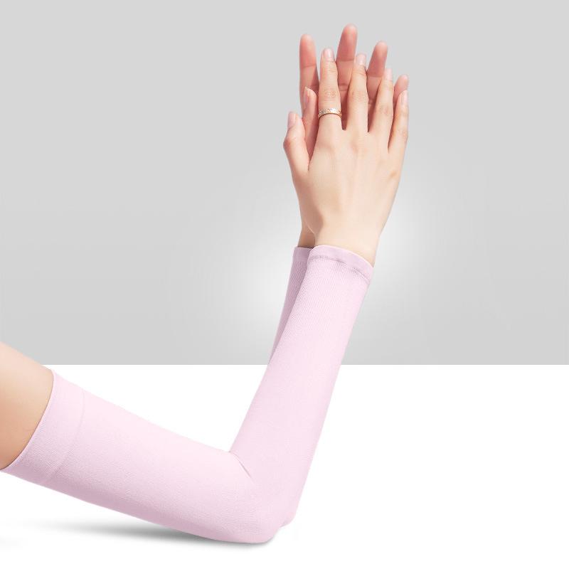 Рукава Ice Silk UV Protection для женщин и мужчин - летние нарукавники для езды на велосипеде и спорта на открытом воздухе