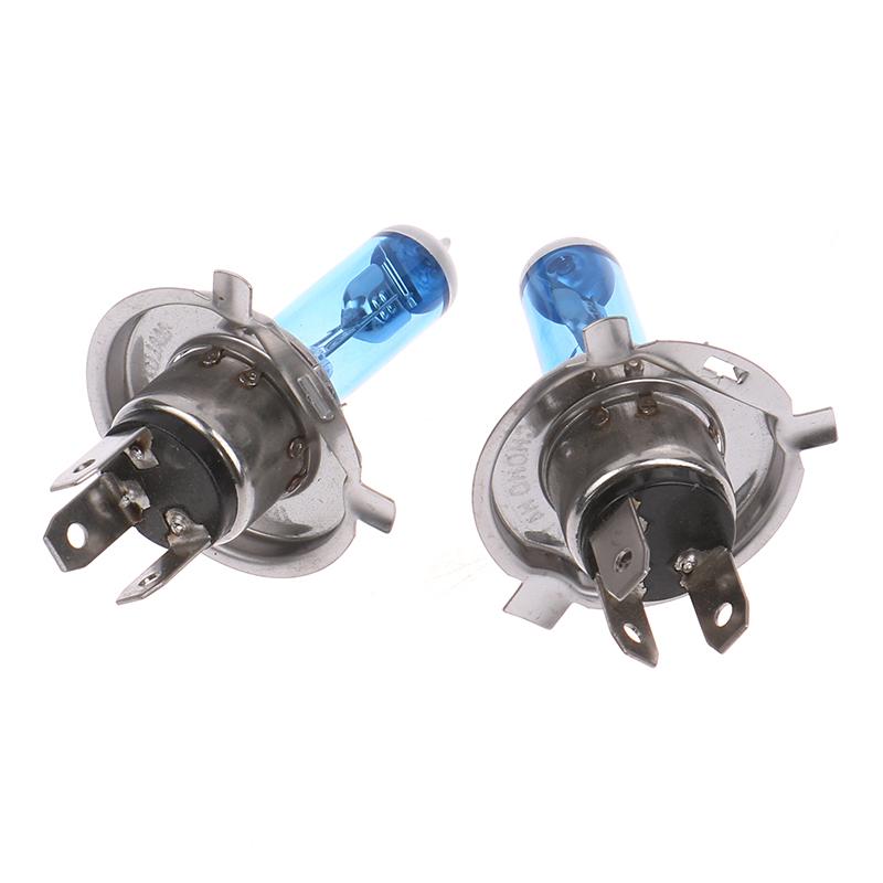 2 шт. Лампа головного света для скутера, мопеда, мотоцикла H4 P43T 12V 35/35W Белый свет