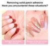 Press Nail Remover, 60ml Glue Remove Off For False Nails, Nail Glue Remover, Easy Remove Quick Solid Glue Remover