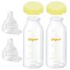 Предметы можно стерилизовать кипячением Pigeon Breastfeeding Jikkan Детская бутылочка 200 мл Соска Крышка Общая [Все кипячение] Прямое прикрепление + (Низкочастотный,
