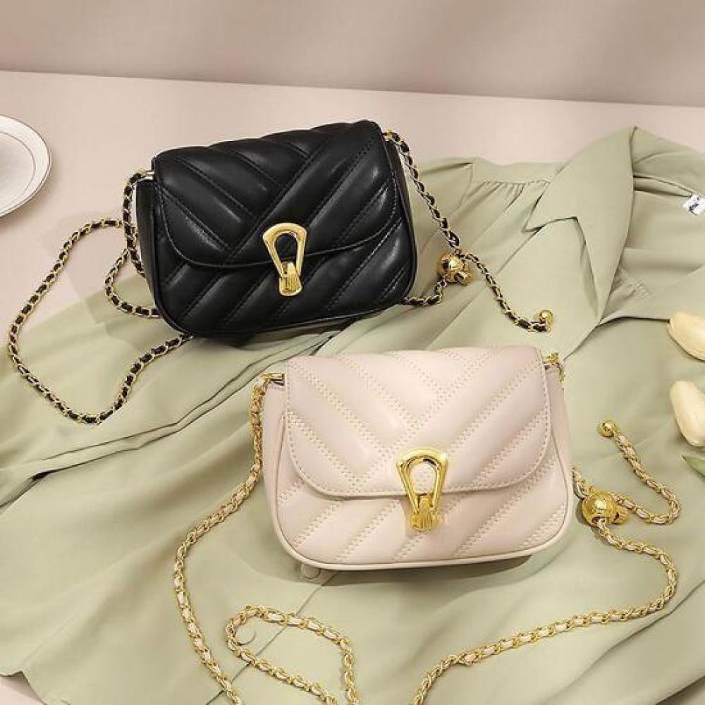 Open Run Mini Classic Chain Crossbody Bag Winter Women