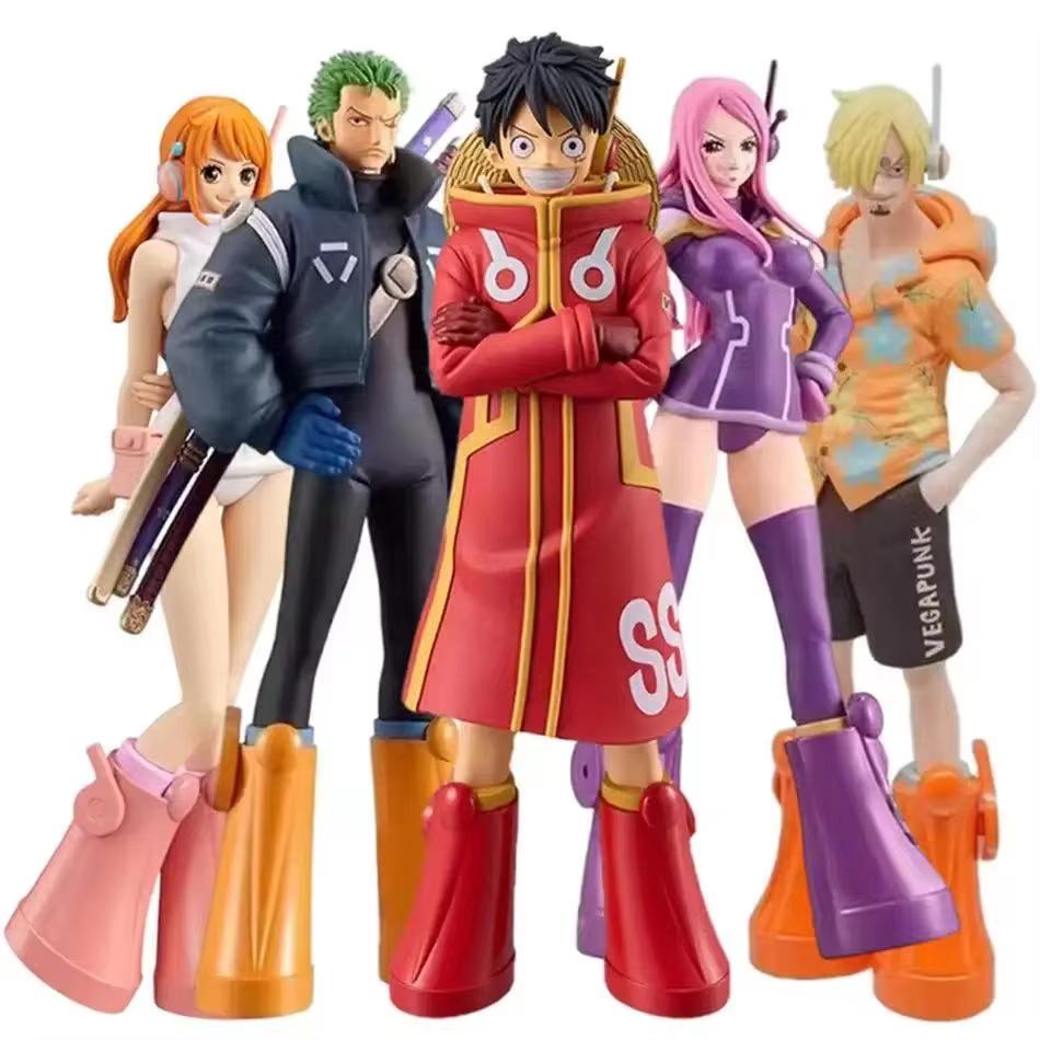 Аниме фигурка One Piece Луффи Зоро Чоппер Нами Экшн-фигурка для детей Коллекционная ПВХ модель Кукла Игрушки Подарок