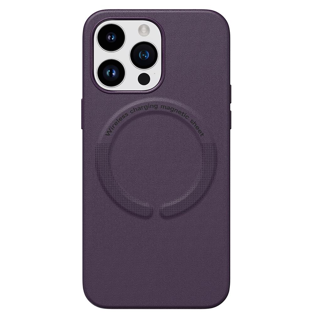 Кожаный чехол для Magsafe с беспроводной зарядкой iPhone 15 14 13 Pro Max 12 13 Pro 14 Pro iPhone14 противоударный чехол для телефона Капа