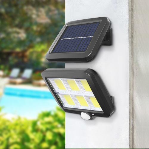 56LED индукционный настенный светильник водонепроницаемый сплит-солнечный светильник 100COB с разделением человеческого тела индукционный дворовый светильник гаражный светильник