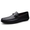 Модные летние лоферы из натуральной кожи, дизайнерская мужская повседневная обувь ручной работы, мужские слипоны на плоской подошве, обувь для отдыха, мокасины