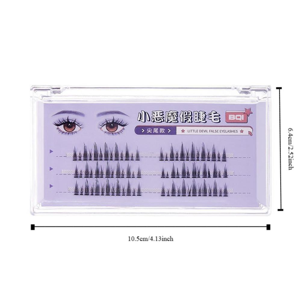 DIY Индивидуальные накладные ресницы Пушистые сегментированные накладные ресницы Милые пучки накладных ресниц Макияж