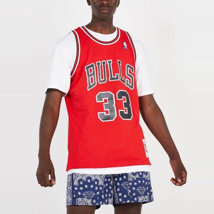 Mitchell & Ness Чикаго Буллз Выездная 1997 98 Скотти Пиппен Swingman Майка SMJYGS18153-CBUSCAR97SPI