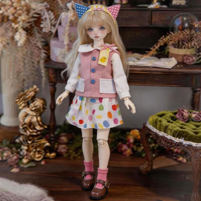 6-inch BJD Doll Outfit Set 30cm Fat Pu Six Dolls Costume Accessories Clothing Only