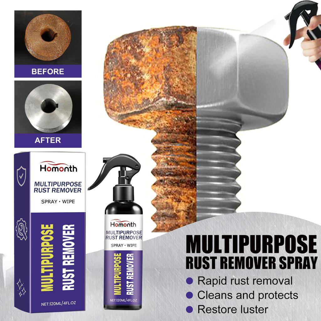 120ml Car Metal Rust Remover Spray Metal Rust Preventive Oil Lubricant Cleaner Rust Looser Multi-Purpose Lubricant