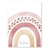 Bohemian Style Rainbow Series Canvas Painting Pink Sun Love Heart Cosy Wall Art Girls Bedroom Trend Decoration Unframed Poster