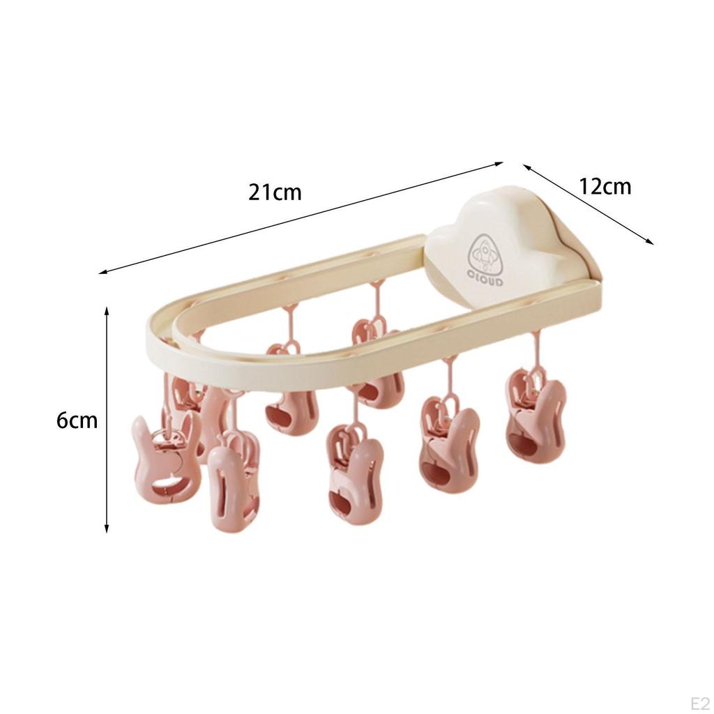 Balcony Drying Rack Dryer Laundry Wall Mounted Folding for Gloves